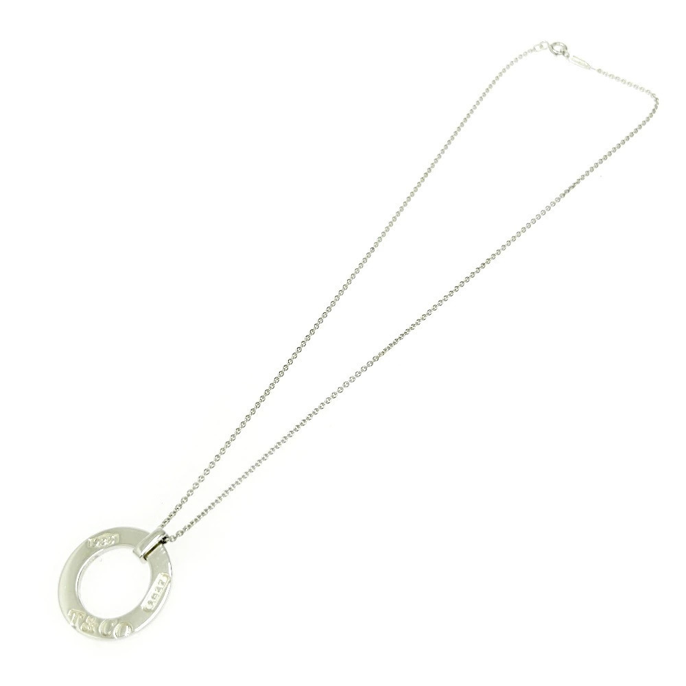 TIFFANYCo Tiffany Silver Open Circle Necklace Sterling Mark Silver
